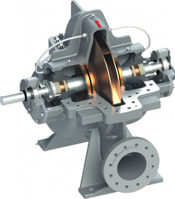D125-250A - насос DeLium нового поколения двухстороннего входа с горизонтальным разъёмом корпуса