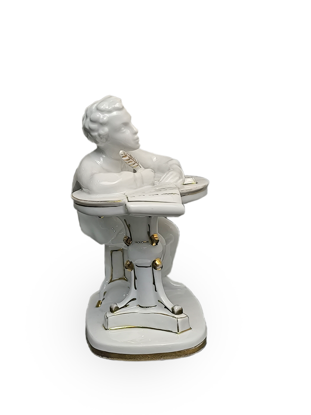 Фарфоровая статуэтка "Юный Пушкин", ЛФЗ, 1960 - 1970 гг.