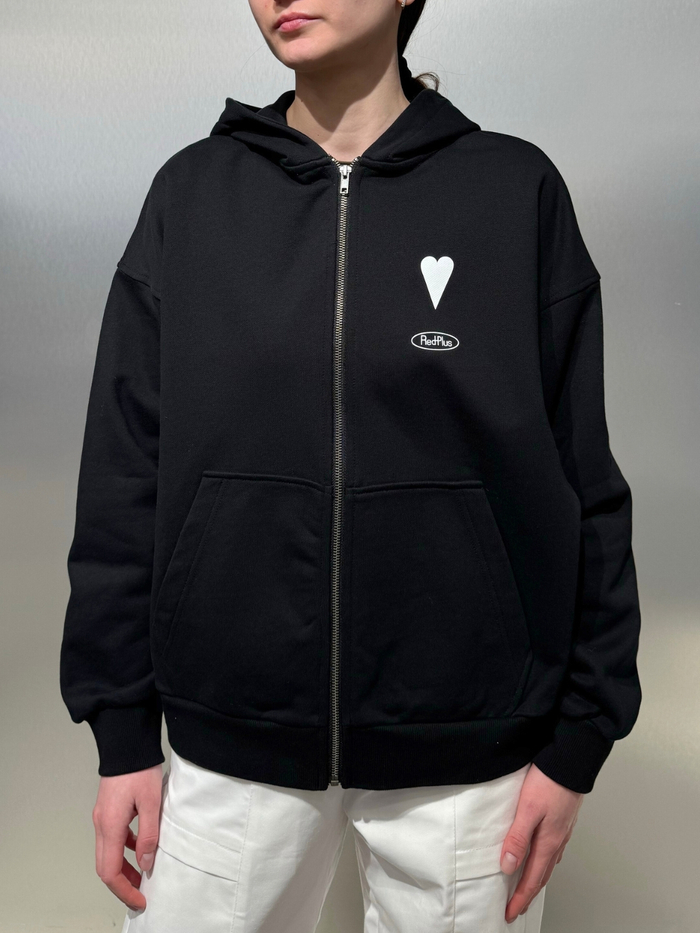 Худи унисекс Неббиа с любовью, черный