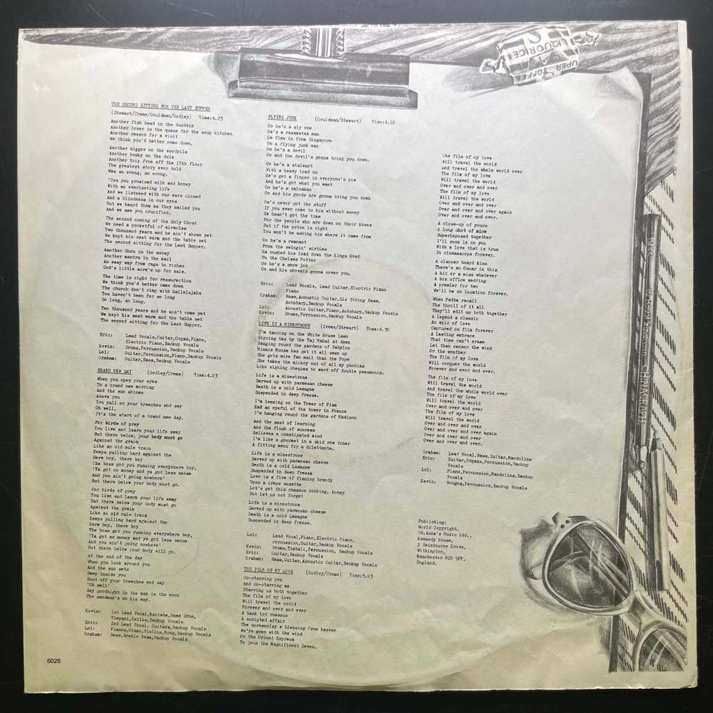 10cc - The Original Soundtrack (Скандинавия 1975г.)