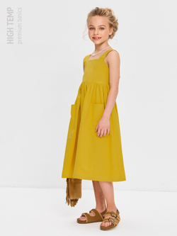 Сарафан из хлопка с бантом на спинке