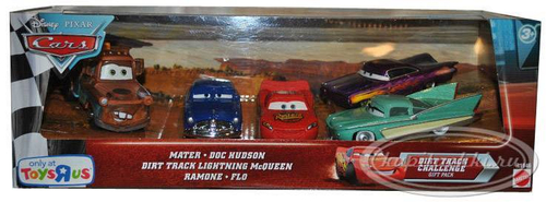 Набор 5 тачек "Заезд на грунтовой дороге"