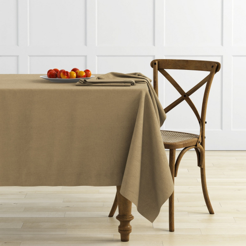 Скатерть «Ибица» горчичная круглая D 200 см