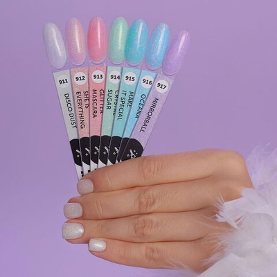 Milk Гель-лак Glimmer - 914 - Crystal Sugar, 9мл.