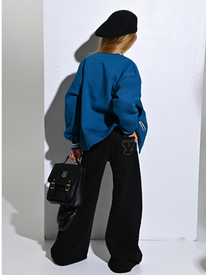 Джинсы Y для девочки черные