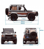 Радиоуправляемый краулер RGT LC 70 1/10 - EX86020 , новинка 2024г , цвет серый