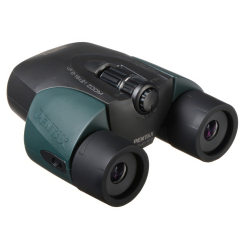 Бинокль Pentax UP 8-16x21 зеленый - Обратные Porro-призмы из стекла Bak-4