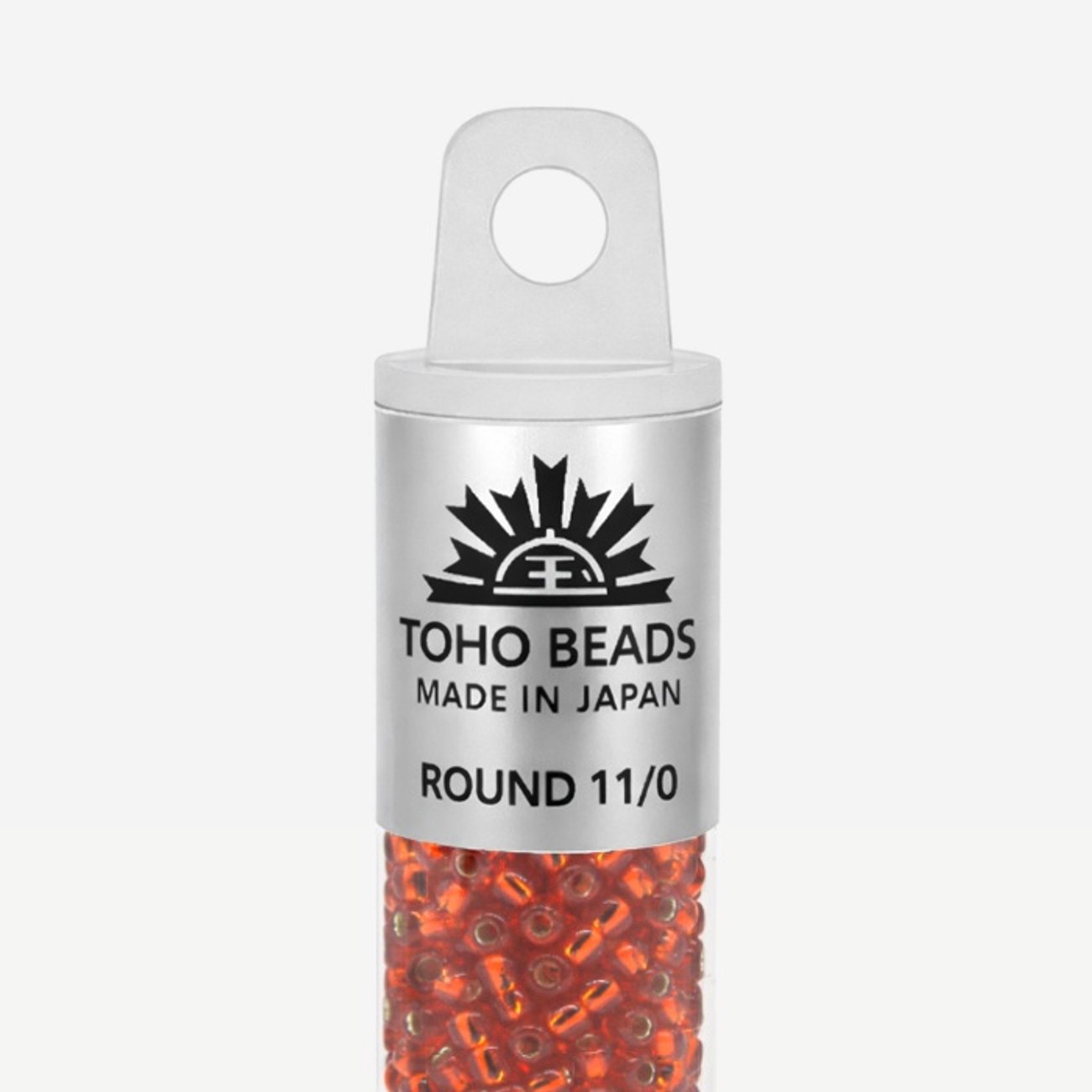 Японский бисер TOHO Round 11/0 (№25B), с внутренним серебрением, прозрачный