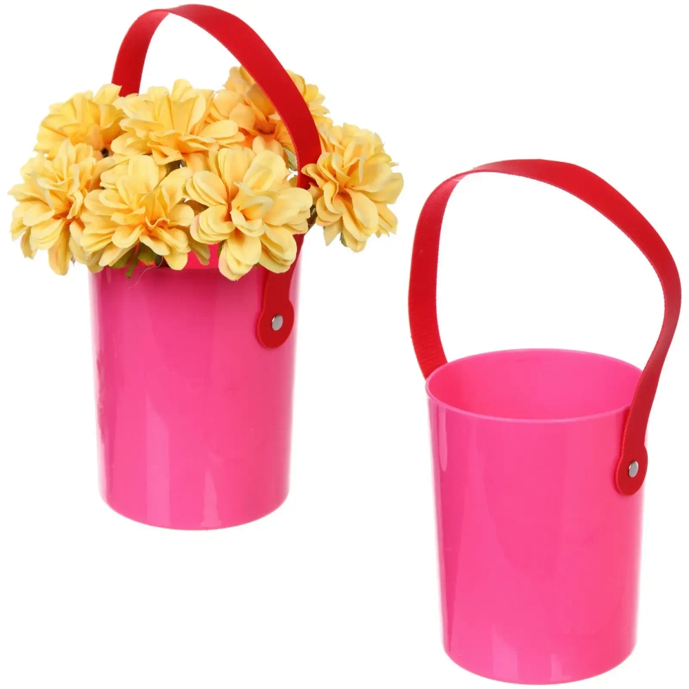 Коробка для цветов и подарков «Нежность» 11*14 см, фуксия