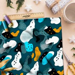 Ткань премиум шелк искусственный Армани чарующие точки зрения