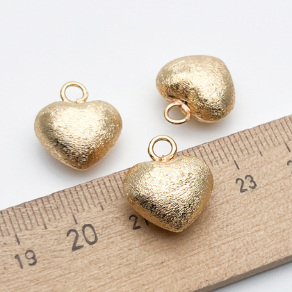 Подвеска Сердце, цвет золото, размер 17*15 мм, цена за 1 шт