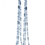 Бусы на ёлку 2м «Бриллианты», Сапфир