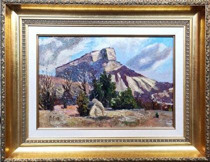 Картина Столяренко П.К. "Летний день" картон/масло 25х35