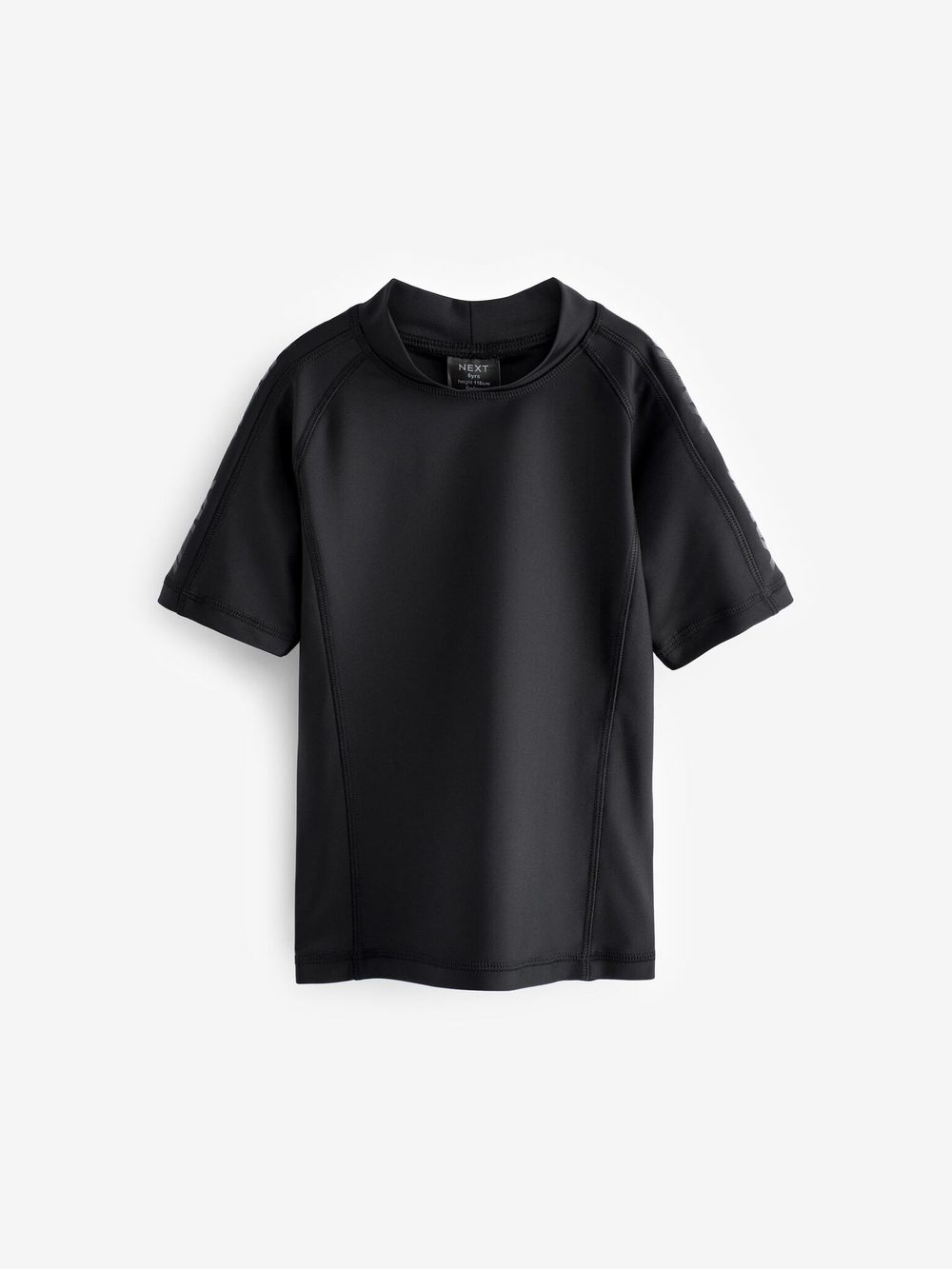 Рашгард с коротким рукавом для девочки Next D00-155, Черный
