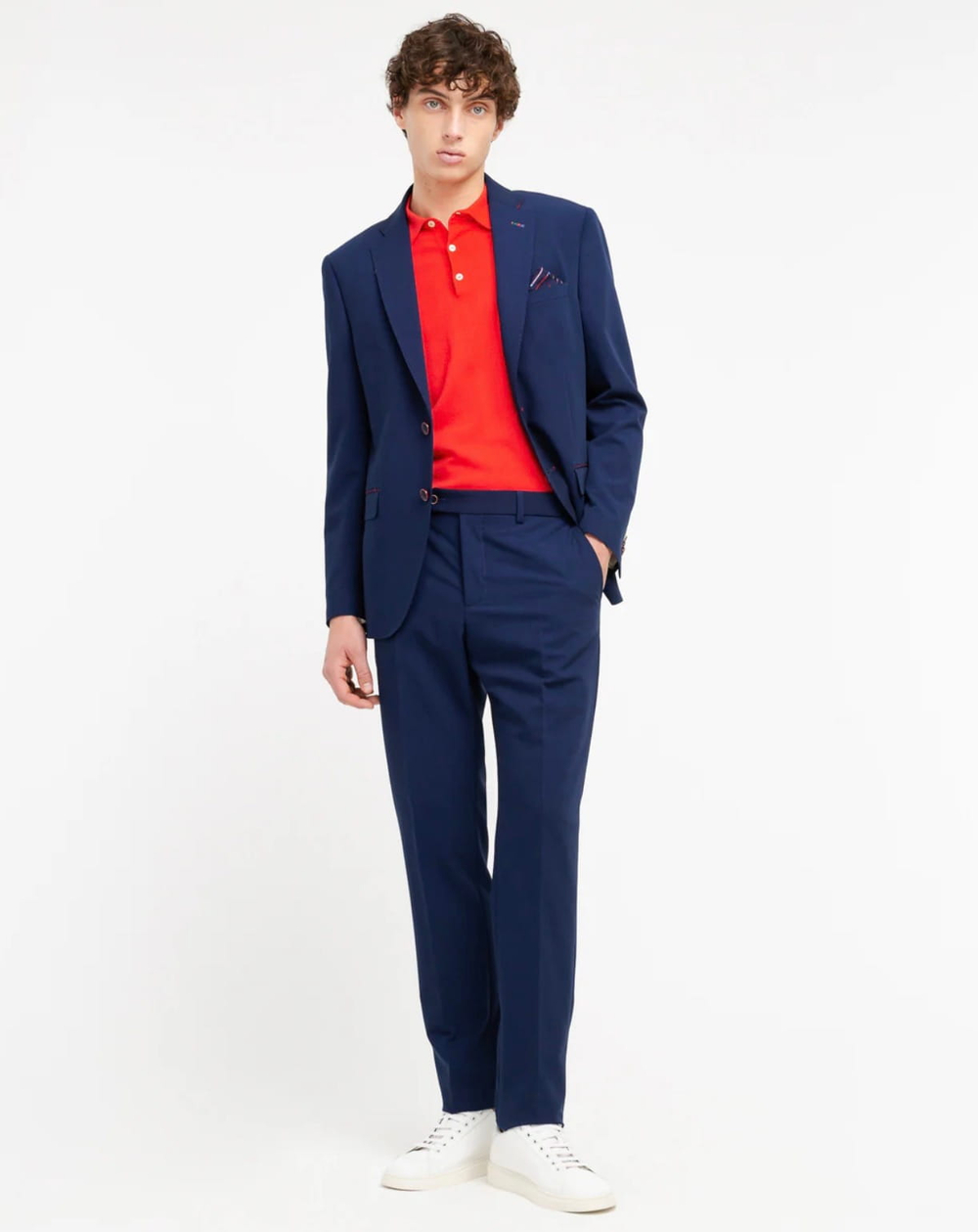 Мужской костюм двойка (синий) Б82