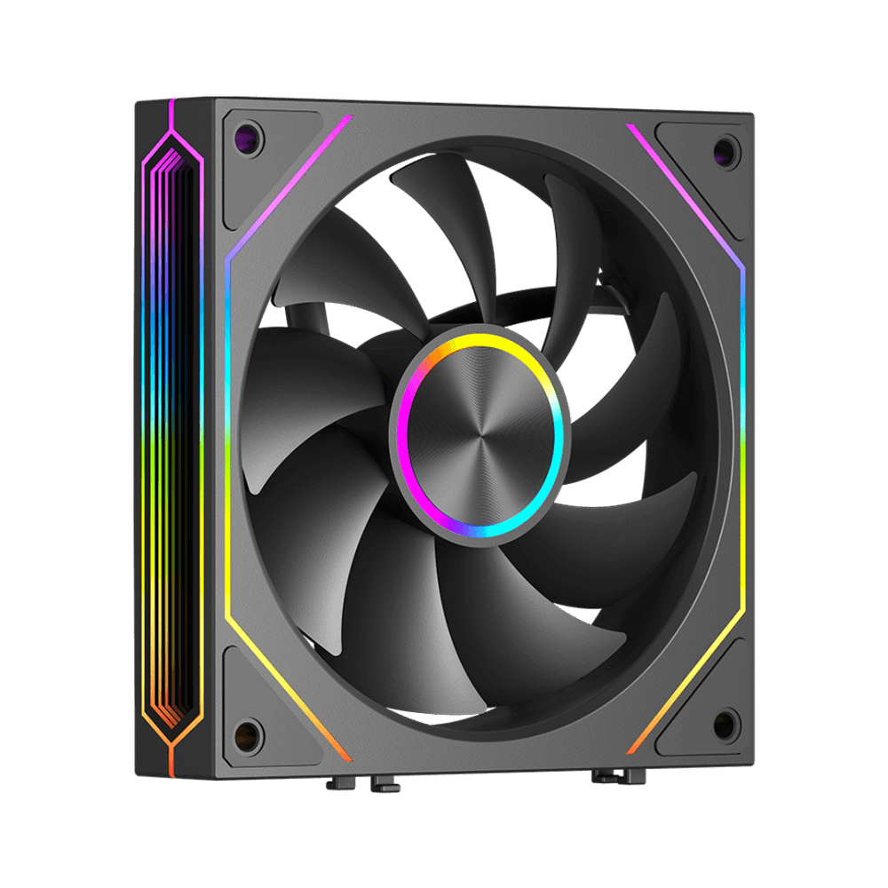 Вентилятор для корпуса PCCooler F3 X120 ARGB BK 1x(120x120x25mm) 800-1800 RPM 54CFM Black