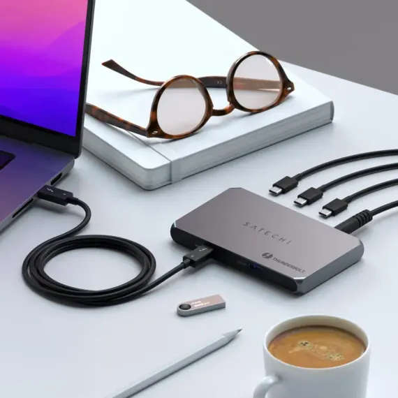 Satechi Thunderbolt 4 Slim Hub Pro Space Grey