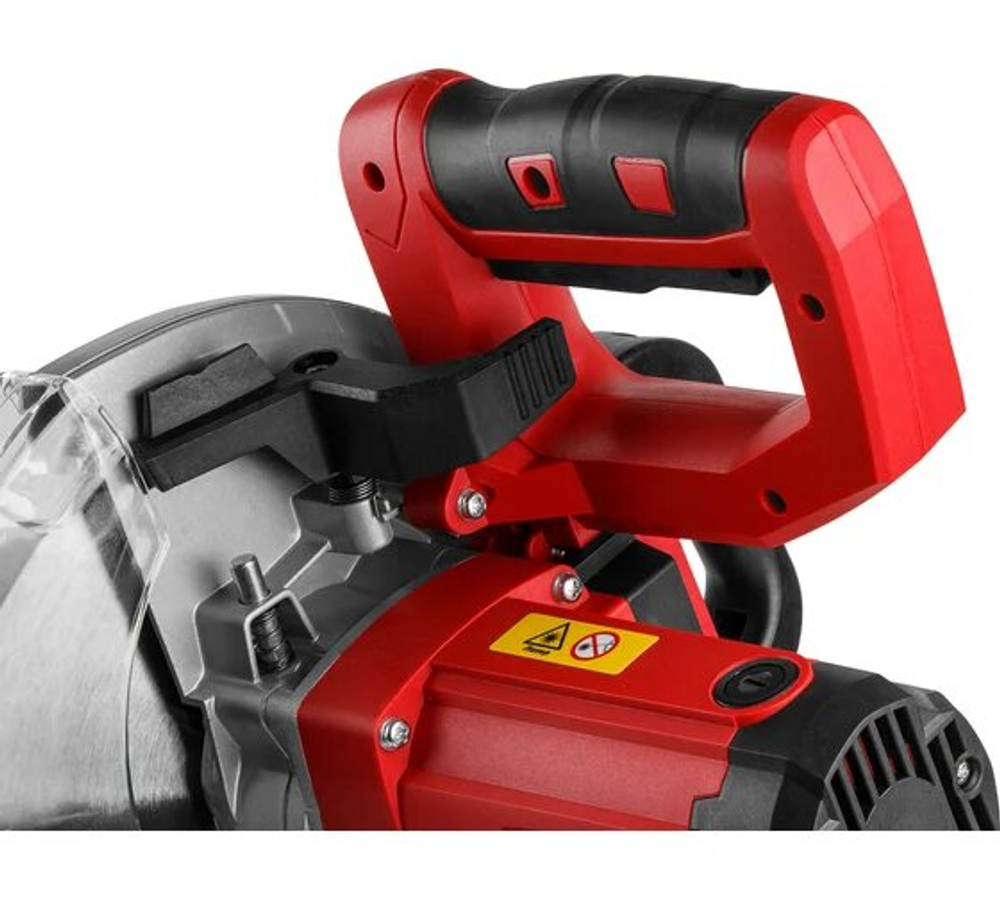 Торцовочная пила WORTEX MS 2516 LO (1329367) 1500 Вт, 255х30 мм, глуб. до 80 мм, шир. до 115 мм, лазер