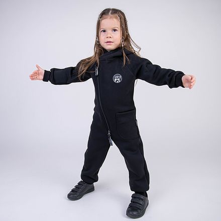 Комбинезон-косуха с капюшоном "Уголь" утепленный