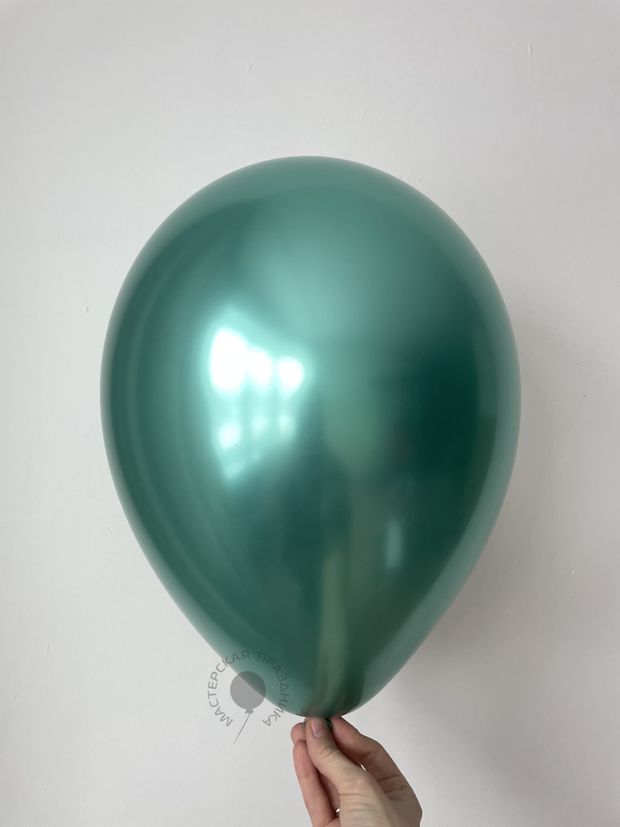 S Шар (12''/30 см) Reflex, Зеркальный блеск, Аврора грин (932), хром