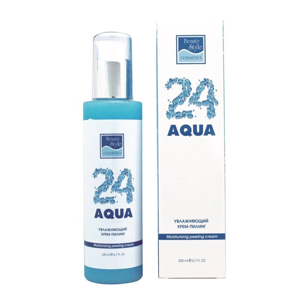 Увлажняющий крем-пилинг «Аква 24» Beauty Style, 200 мл.  Beauty style