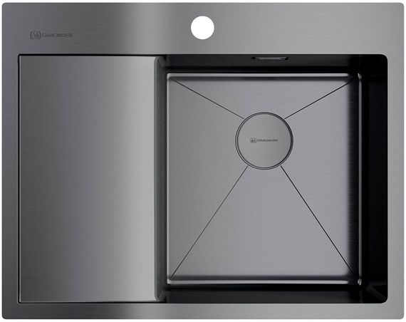 Мойка Akisame 65-GM-R нерж.сталь/вороненая сталь(арт.4973098)