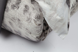 Постельное белье 2 спальное евро Roberto Cavalli Giaguaro серое