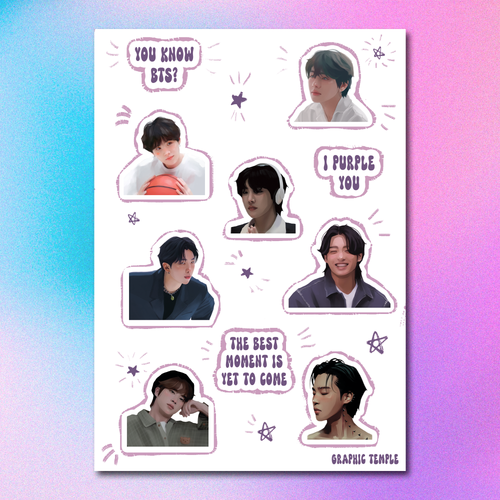 Стикерпак / graphic_temple / BTS #2