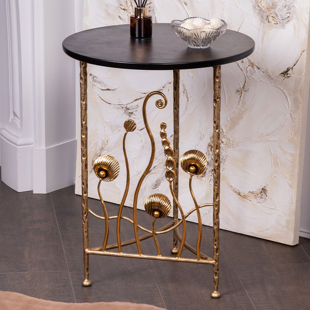 Столик декоративный Блюм Коричневый Бронза