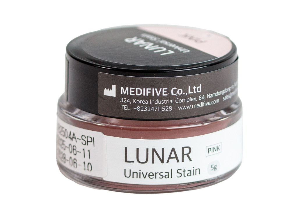 Lunar (Лунар) универсальный краситель для керамики PINK (5г)