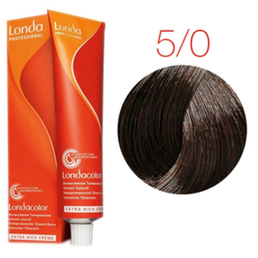 Londa Color инт.тонирование, 5/0 светлый шатен, 60мл