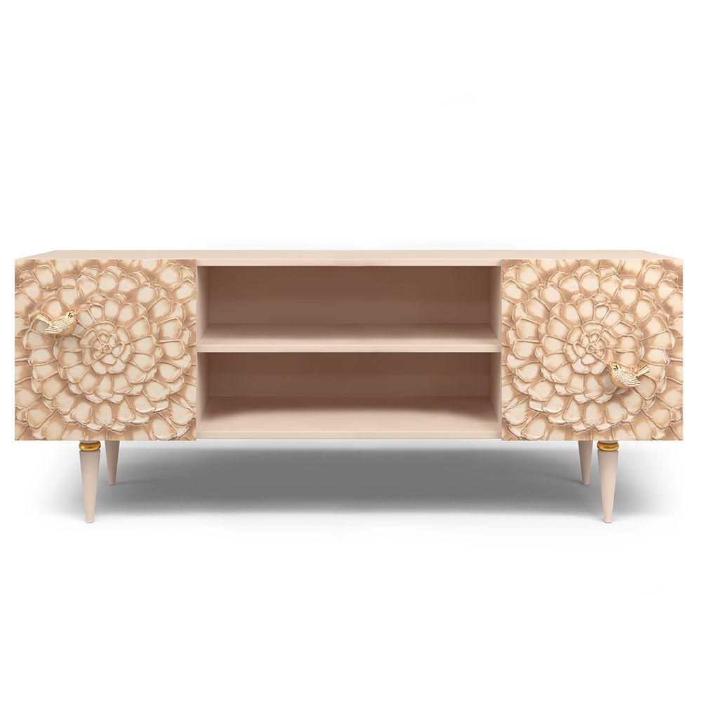 Тумба под ТВ Терра 155см Классик Айвори