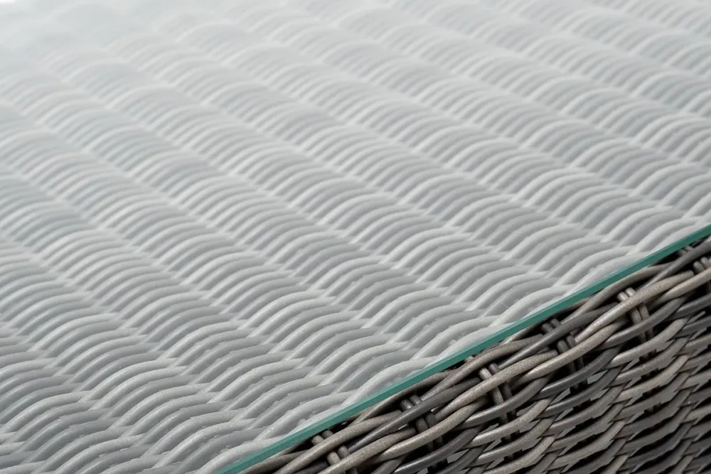 "Боно" лаунж-зона из искусственного ротанга, цвет графит