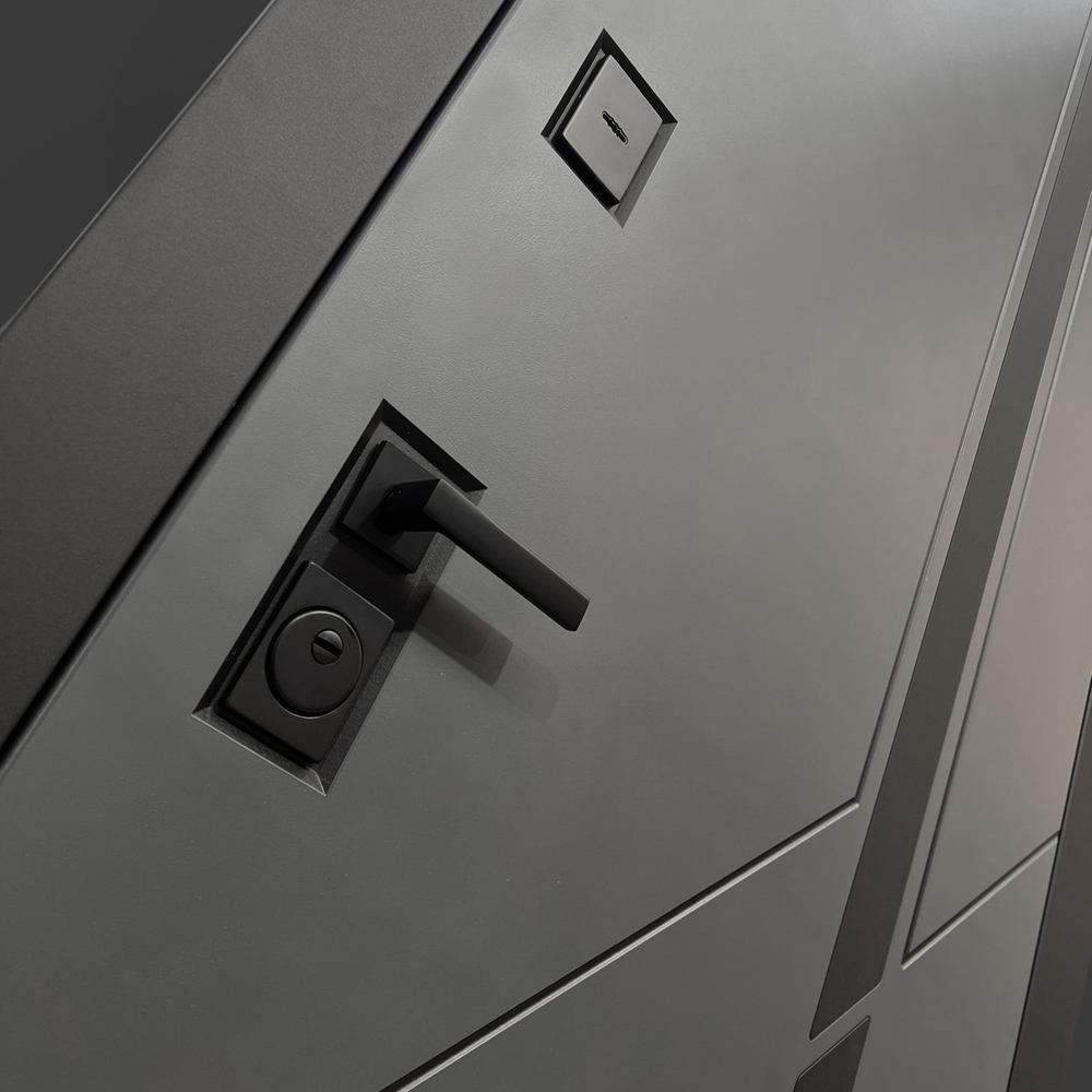 Входная дверь Бункер BN-12 - ДВП Венге светлый