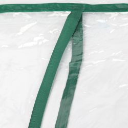 Чехол для теплиц GREEN APPLE GA-House-4-PVC cover на молнии 1250х690х300 мм | Теплица