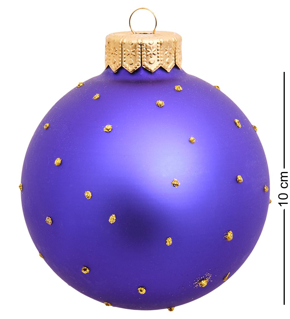 Элита НФШ-1001/2 Ел. украшение Шар «Часики» 100 мм, синий