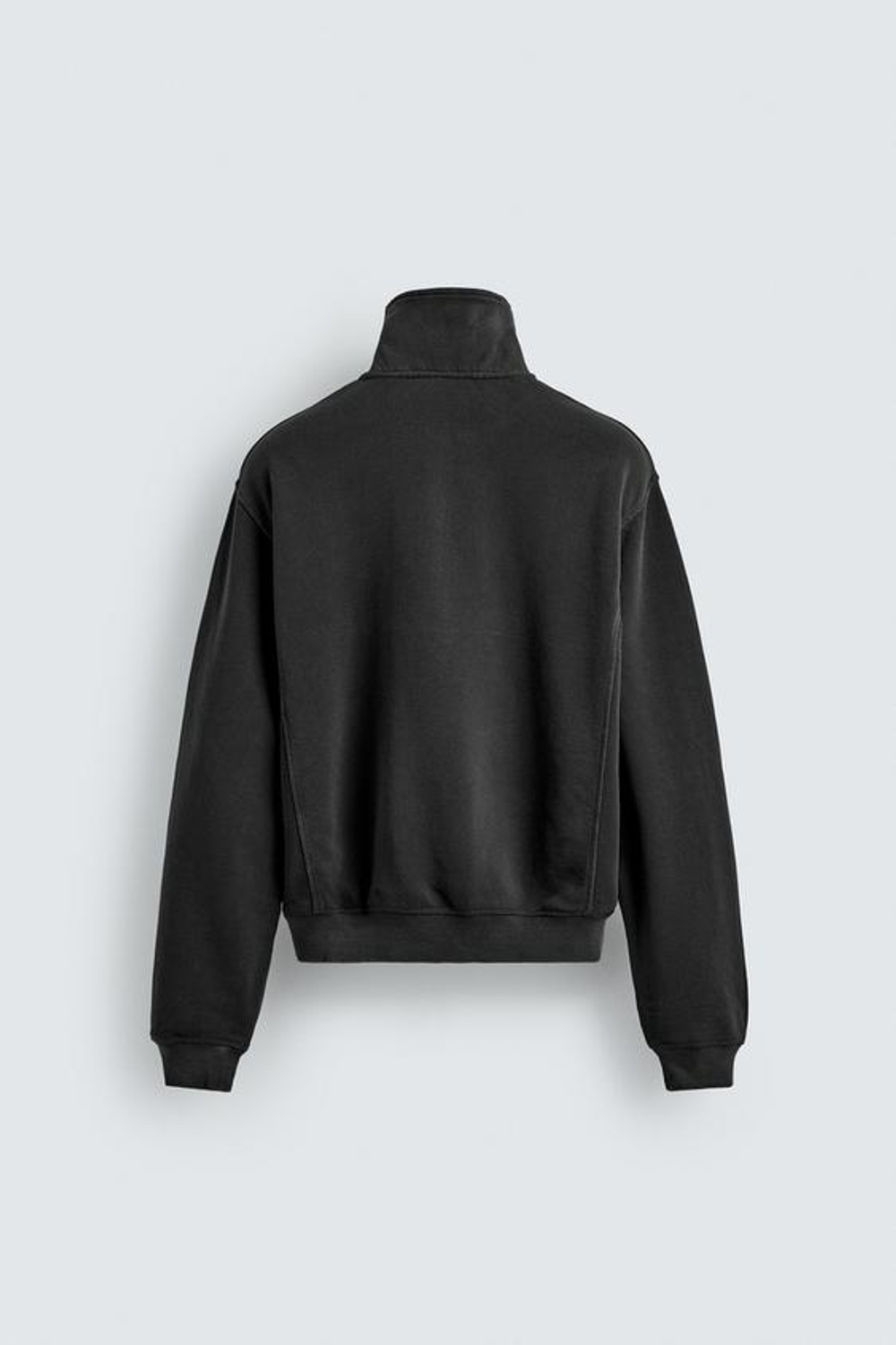 ZARA Х AARON LEVINE ТОЛСТОВКА НА МОЛНИИ, ЧЕРНЫЙ
