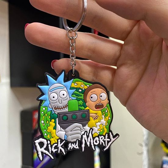 Брелок "Рик и Морти" портал