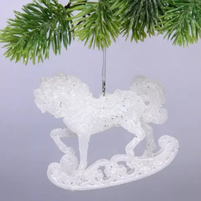 Подвеска «Стук копытца» 10*10 см, Белый