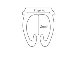Маркеры кабельные, клипса с маркировкой от 0 до 9, для кабеля 2-3 мм, сечение жилы 1.5 - 2.5мм,набор 150шт.