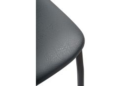 Стул на металлокаркасе Mirilis белый полимер / серый полимер / темный мусс