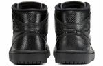 Кроссовки Jordan Air Jordan 1 Mid "Black Snakeskin" (Женская размерная сетка)
