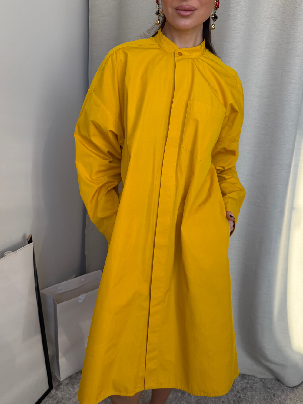 Хлопковое платье Givenchy, S/М