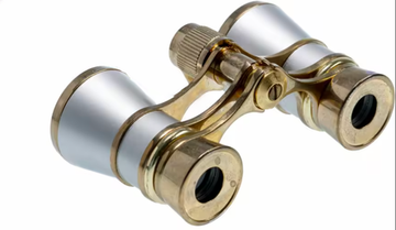 Бинокль театральный на цепочке 3х25 серый