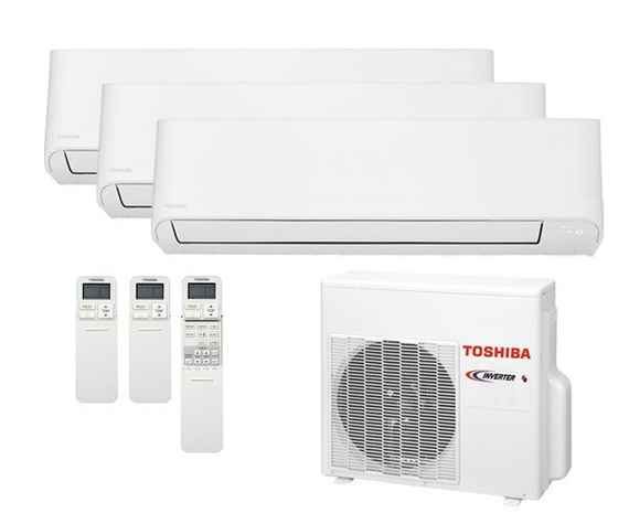 Мульти сплит-система Toshiba 3 x RAS-B07E2KVG-EE / RAS-3M18U2AVG-E