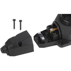 Колодка ЭРА K-4e-B-IP44 каучуковая с заземлением 4 розетки 16A IP44 черная