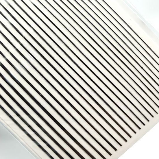 3D ленты для дизайна ногтей, черные