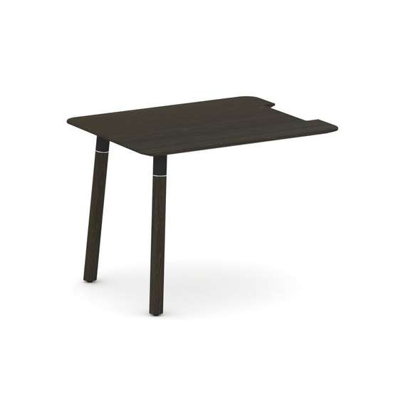 Fresco Брифинг-приставка FR.BR-10 Дуб Темный/Металл Черный 1000*800*725