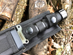 Нож выживания Survivalist Z AUS-8 Gray Titanium Serrated