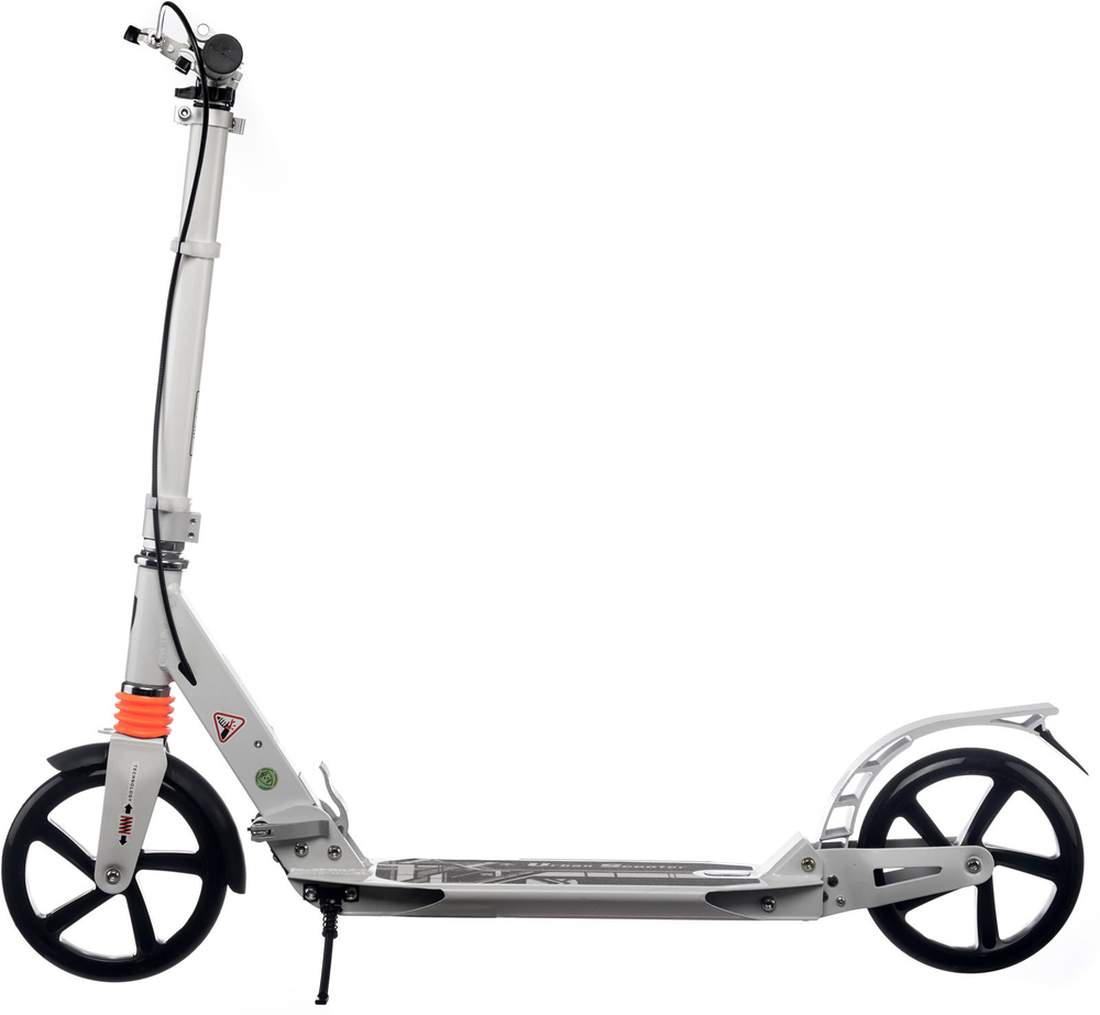 Городской самокат Urban Scooter Brake Original тм, 200 с ручным тормозом белый